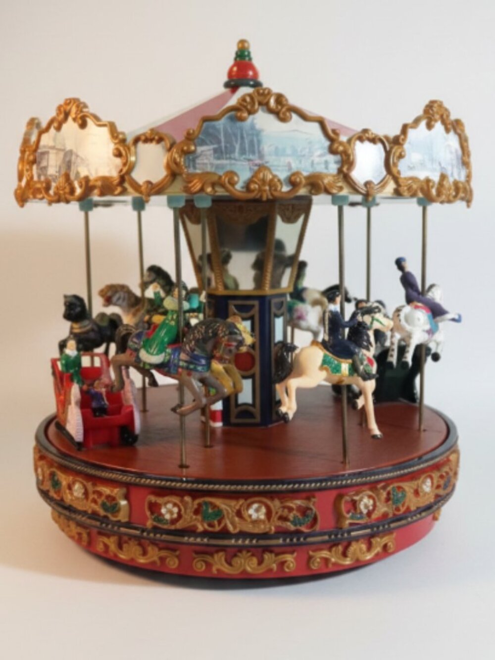 Mr Christmas Winter Wonderland Carousel Animated Music Box 35 Songs Works - Picture 11 of 11